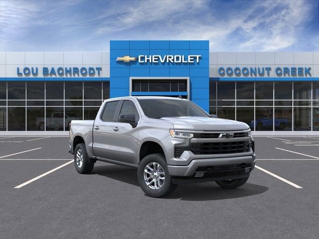 2026 Chevrolet Silverado 1500 RST in Sterling Gray Metallic — front three-quarter view