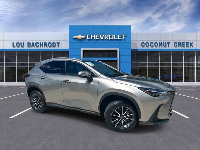2023 Lexus NX NX 350 Premium in Atomic Silver — front three-quarter view