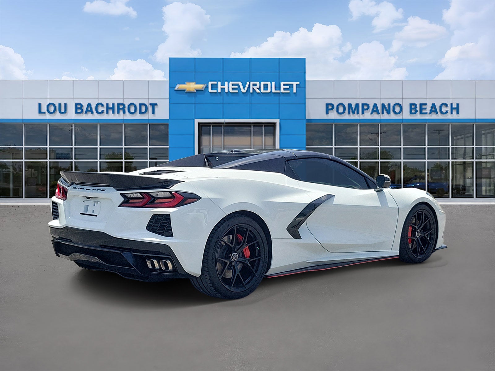 2020 Chevrolet Corvette Stingray — rear three-quarter view