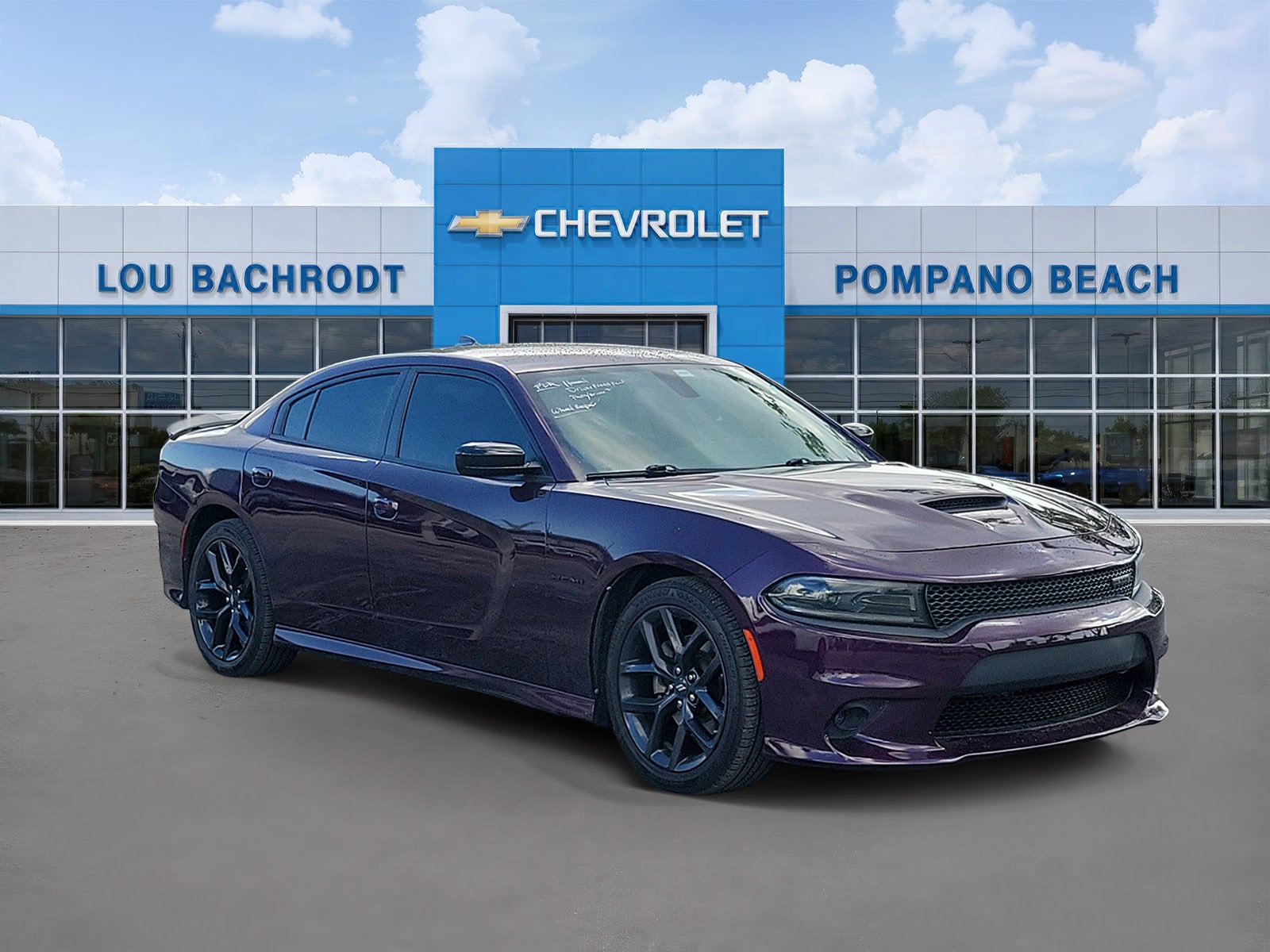 2022 Dodge Charger R/T in Hellraisin — front three-quarter view