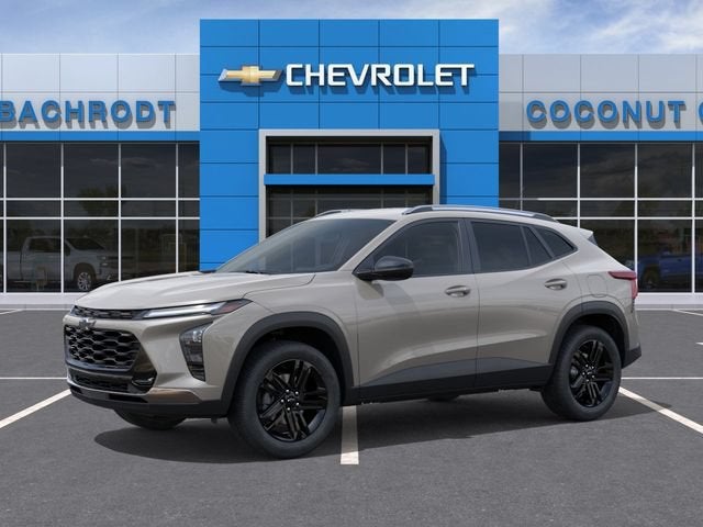 2026 Chevrolet Trax ACTIV in White Sands — front three-quarter view